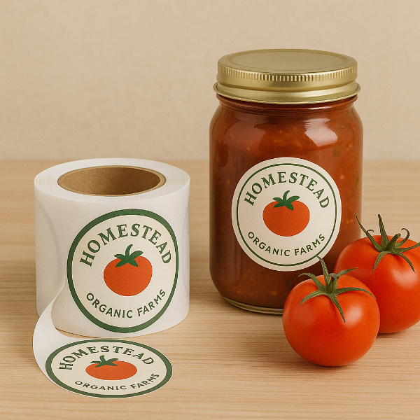 Picture of Roll Label - Circle