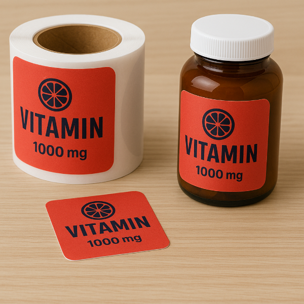 Picture of Roll Label - Rounded Corners