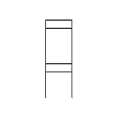 Picture of 24"h x 18"w Metal Frame - 2 riders (Black)