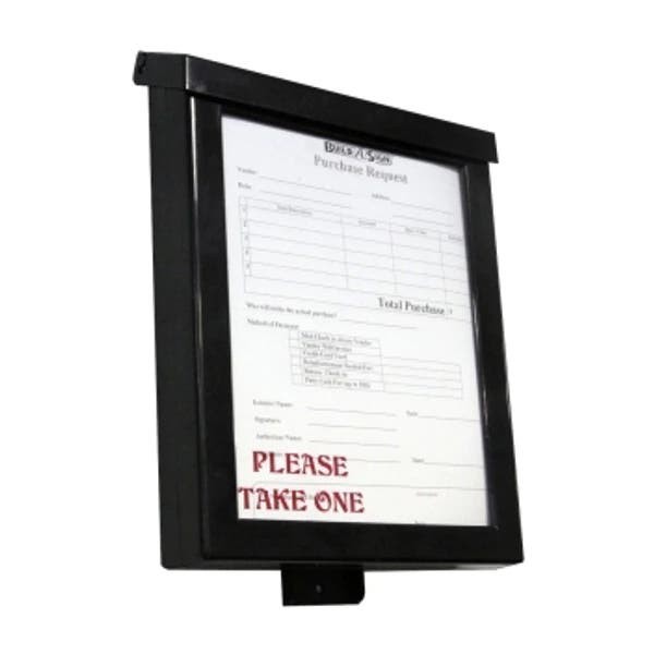 Picture of Brochure Box With Business Card Holder (Black)