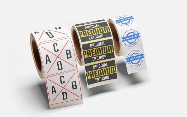 Picture of Roll Labels - On Hold