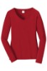 Picture of Port & Company® Women’s Long Sleeve Fan Favorite V-Neck