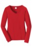 Picture of Port & Company® Women’s Long Sleeve Fan Favorite V-Neck