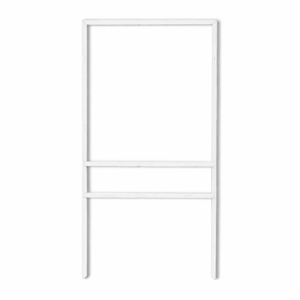 Picture of 30"h x 24"w Metal Frame - 1 rider (White)