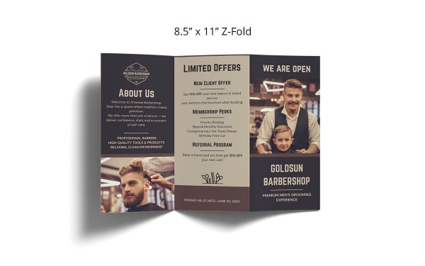 Picture of Custom Z-fold Brochures