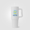 Picture of Polar Pro - 40 oz. Double-Wall Recycled Stainless Steel Tumbler with Straw