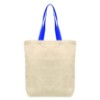 Picture of Tonga - 5 oz Natural Cotton Tote w/ Color Straps