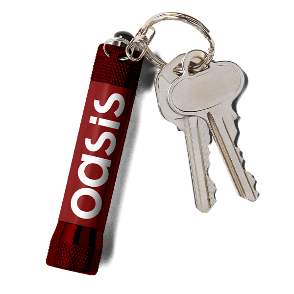 Picture of Chroma Softy Monochrome Classic - LED Flashlight with Keyring