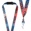 Picture of Breakaway Sublimated Lanyard with Swivel Bulldog Clip Attachment