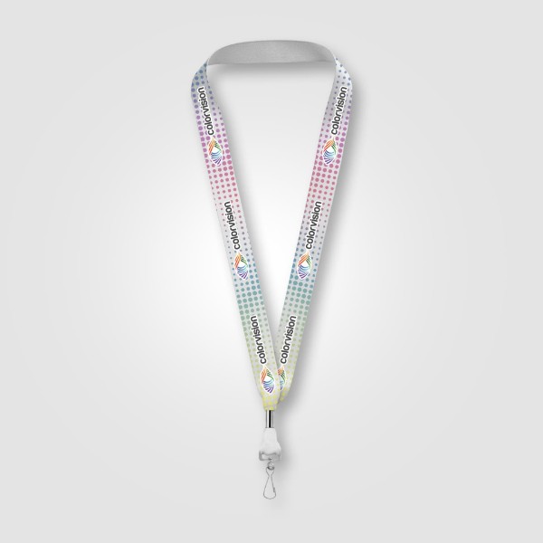 Picture of Sublimated Lanyard with Swivel J Hook Attachment
