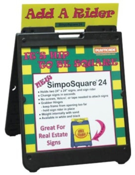 Picture of 24x24 Sandwich Board Frame - Black