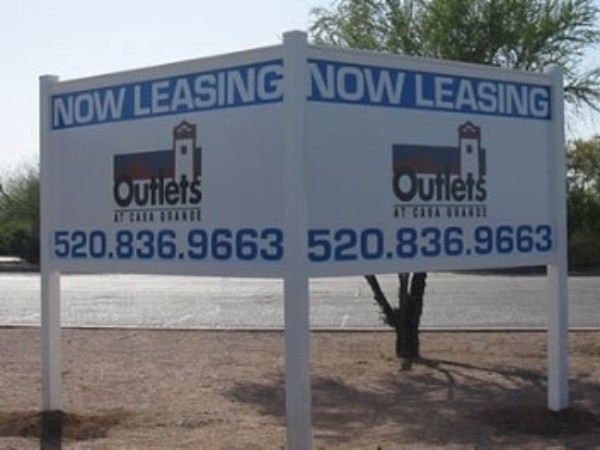 Picture of 4' x 6' Corner Sign Frame (Alumacore)