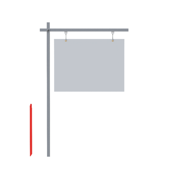 Picture of Mini Real Estate Post - Grey